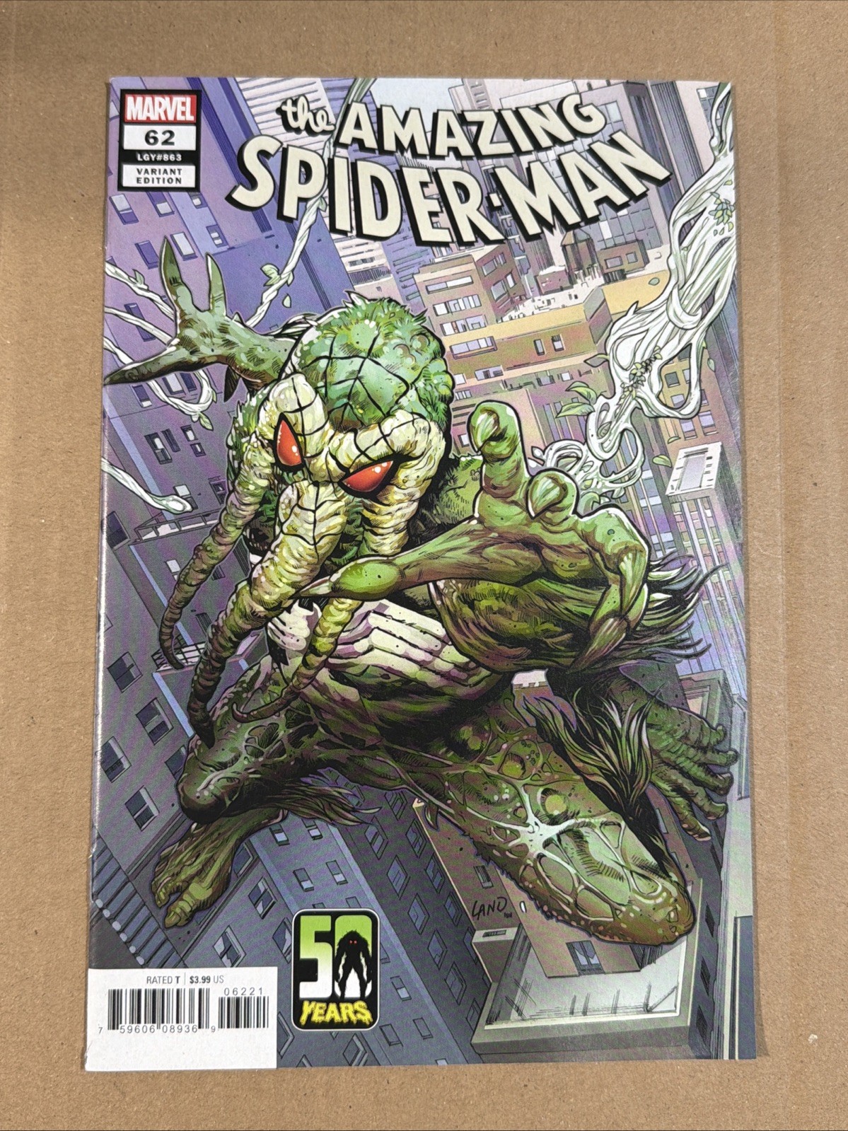 AMAZING SPIDER-MAN #62 LAND MAN-THING VARIANT FIRST PRINT MARVEL COMICS (2021)