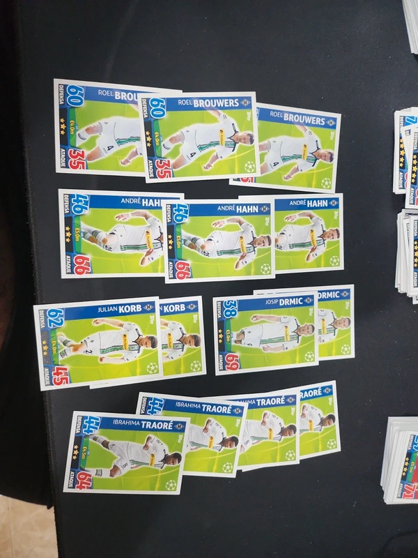 Cartas topps del monchengadbach