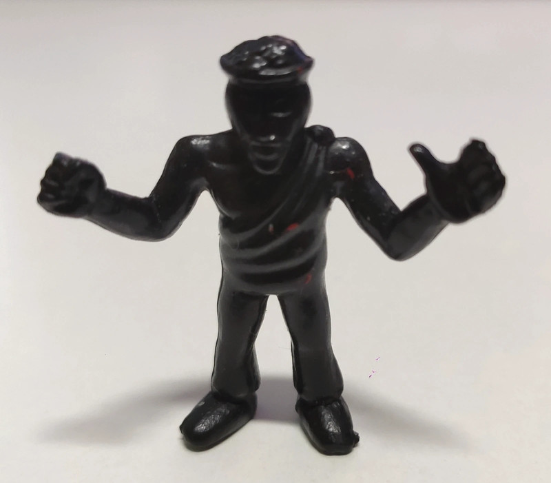 Kinnikuman Muscle Mattel #043 Curry Cook Black 1985 #Retro #Vintage