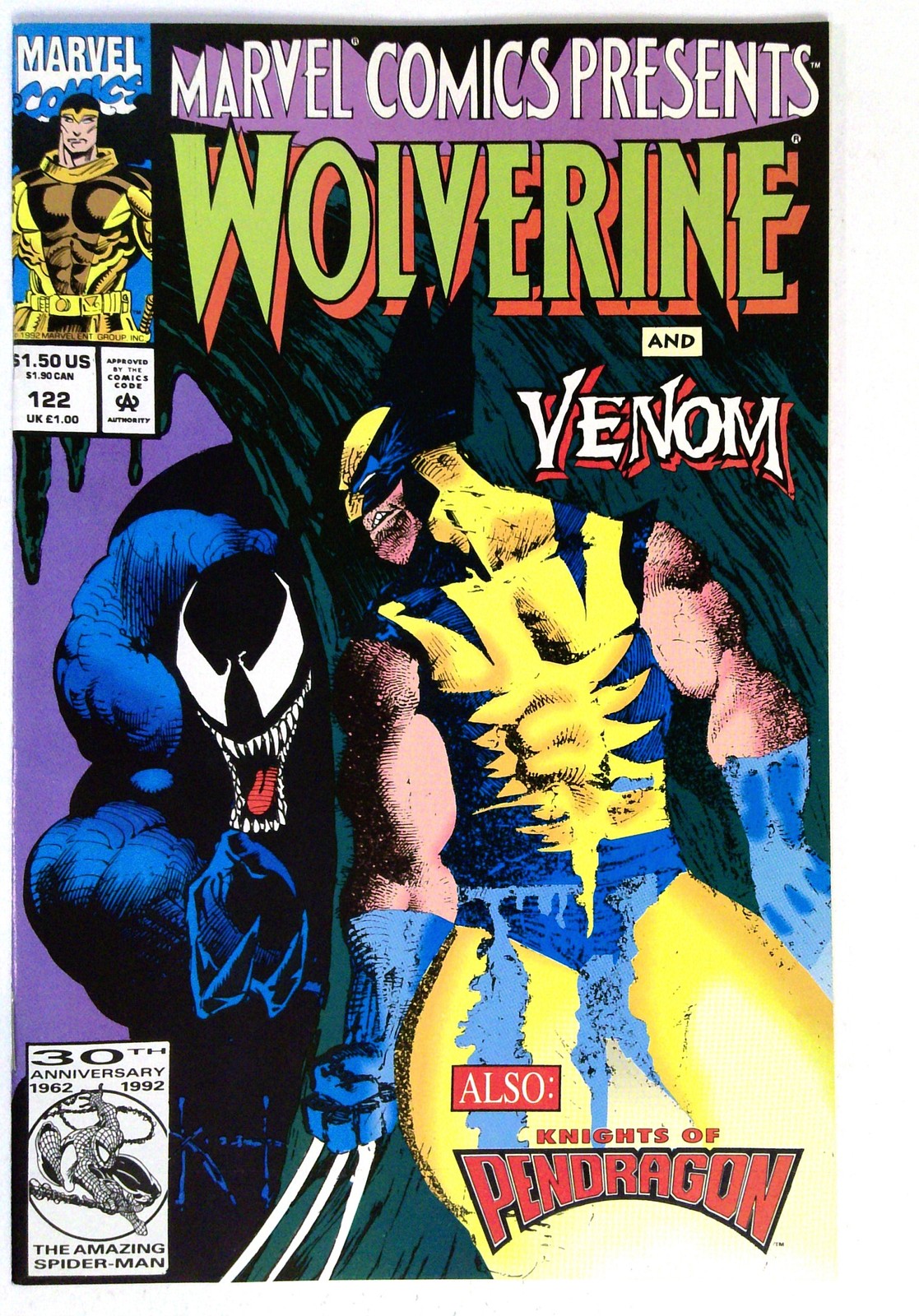 Marvel Comics Presents #122 (1992) comic book Wolverine Venom Marvel NM-