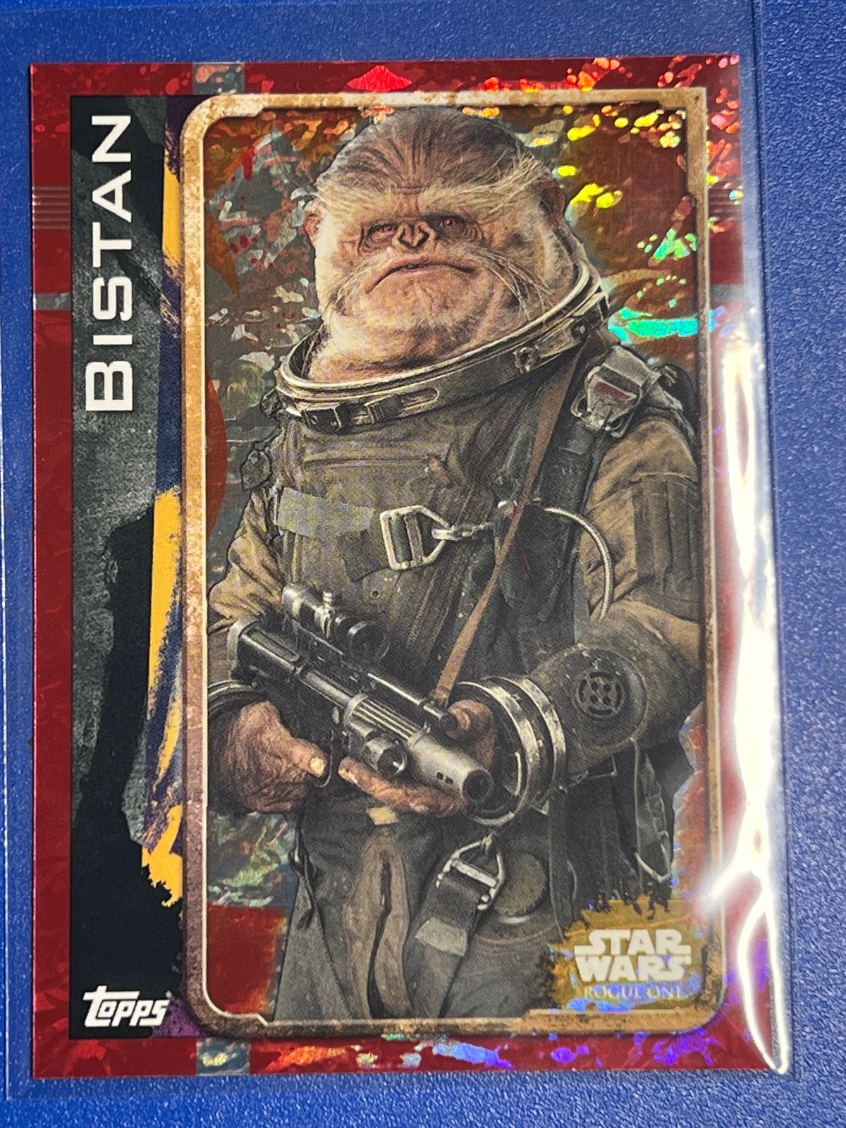 2016 Topps Star Wars: Rogue One UK Holofoil Bistan #164