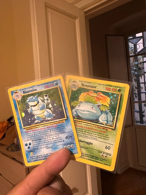 Blastoise set base & Venusaur set base