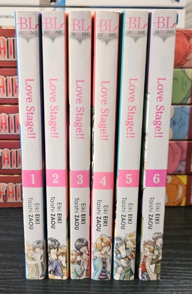 Manga Love Stage!! Vol 1-6 Bundle English Volumes BL Sublime