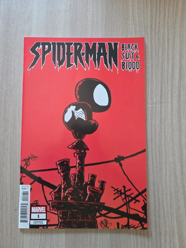 Spiderman black suit & blood #1 variant