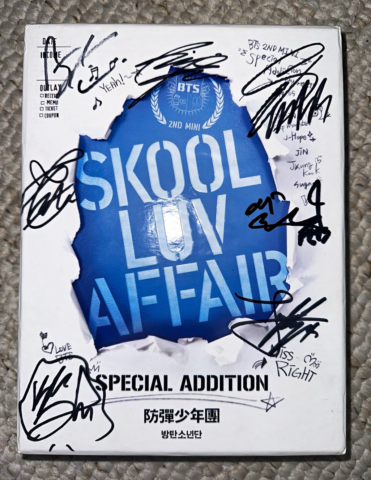 BTS Skool Luv Affair (Special Addition) Mini Album CD Big Hit Entertainment 2014