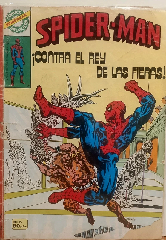 Lote 5  comics    Spiderman las fieras.
