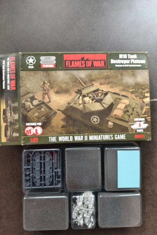 Flames of war M10 tank destroyer platoon