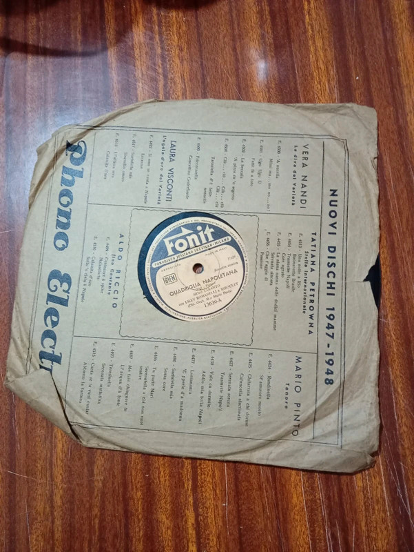 2 Vinili Nino Taranto 78 giri