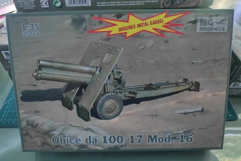 Obus de 100/17 Mod.16. IBG Models 1/35