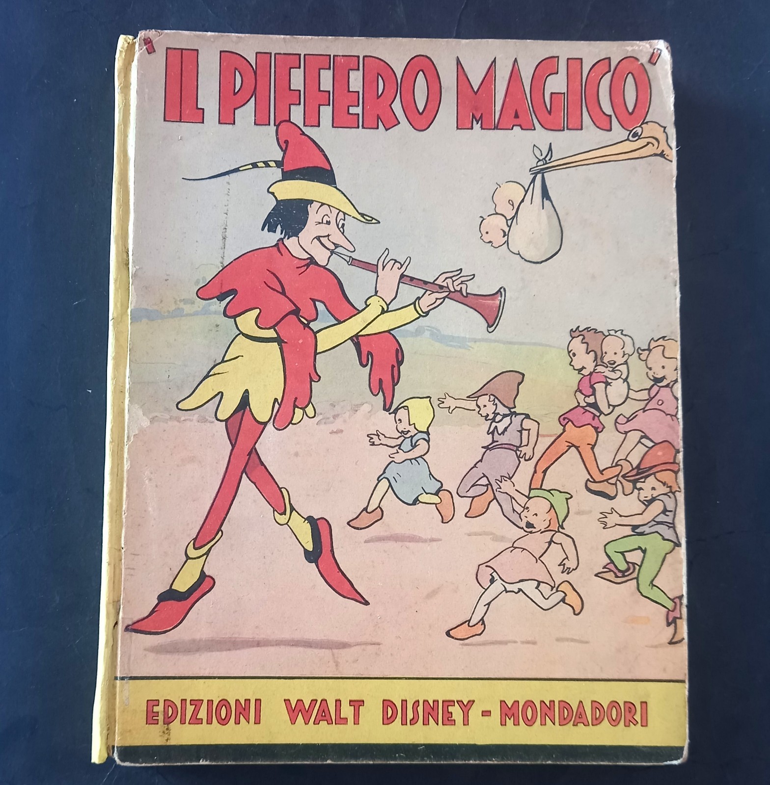 IL PIFFERO MAGICO libro Disney Anteguerra 1937 - Topolino. Leggi Desc 