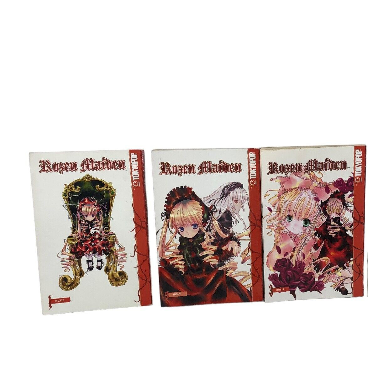 Rozen Maiden Manga Vol. Inglese 1 2 3 TokyoPop Peach-Pit volumi 1-3