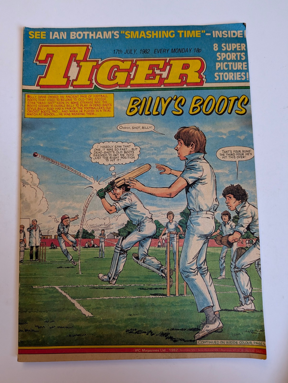 Tiger Comic 17th July 1982, IPC Magazines Ltd.