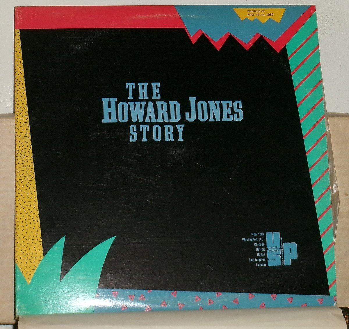The Howard Jones Story - United Stations Programming 1989 Vinyl LP Records Rare