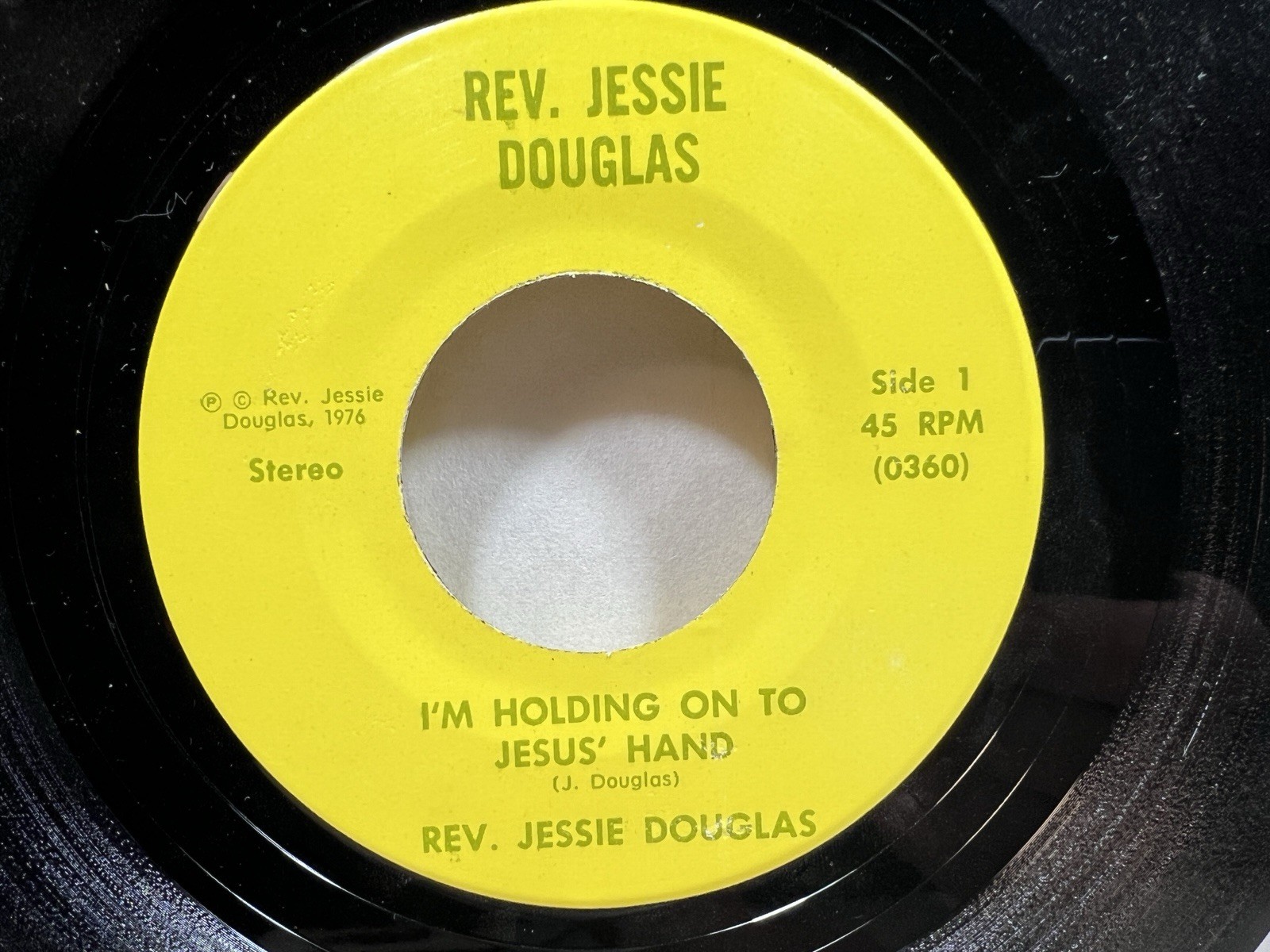 Rev Jessie Douglas Im Holding On To Jesus Hand Its Alright If He Changes My Name