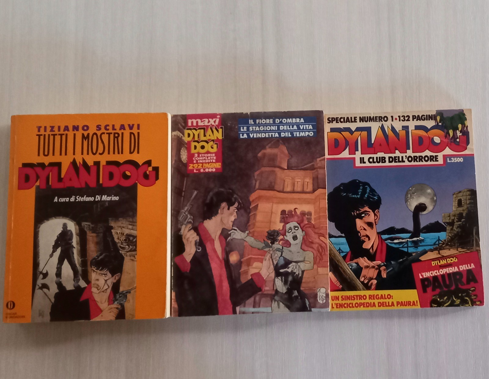 Lotto Dylan Dog Vintage - Speciale 1 + Maxi 1 + Libro Mondadori 1992