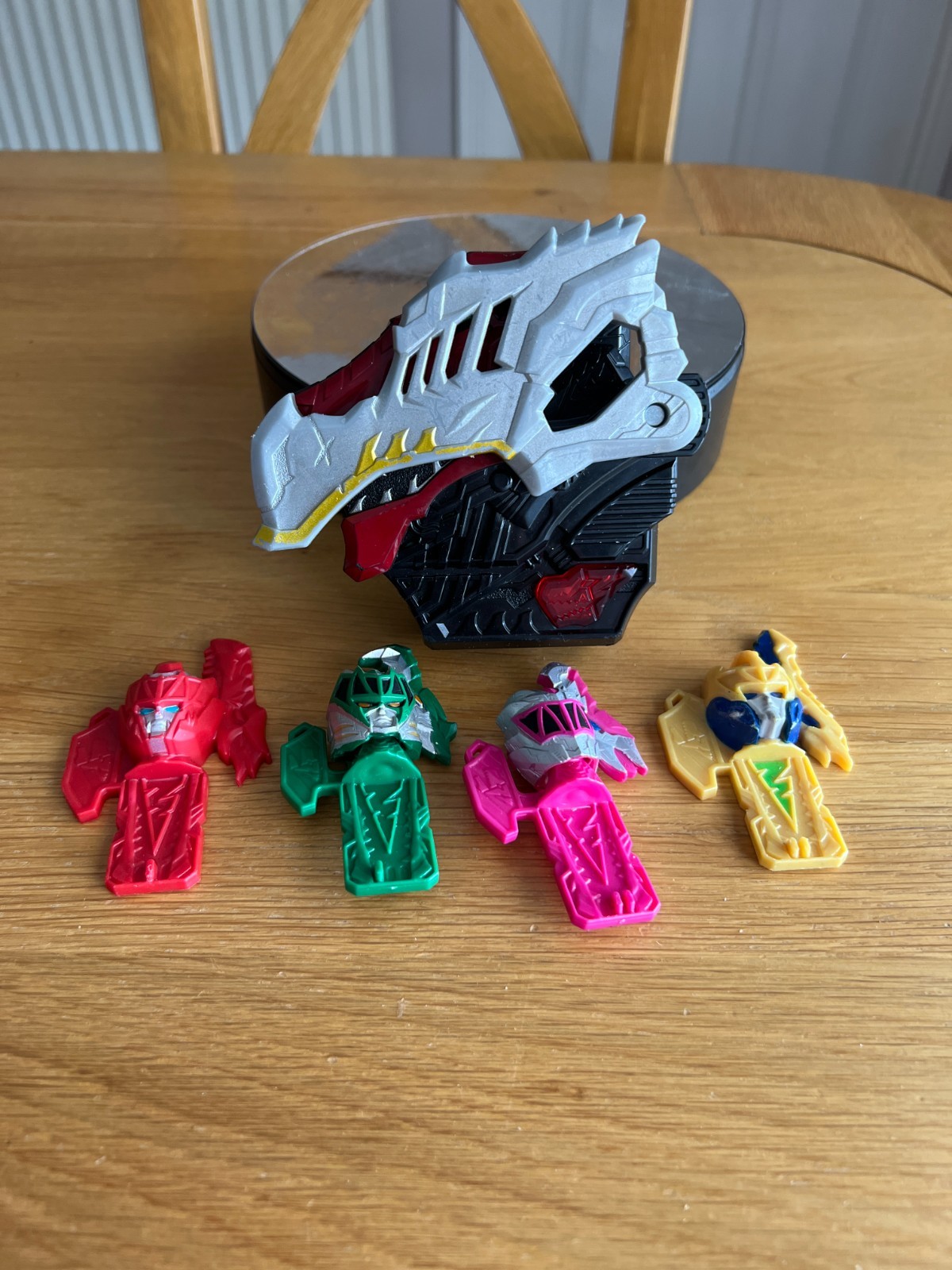 Morpher da polso Power Rangers DX Dino Fury + 4 tasti inclusi rari V.VGC