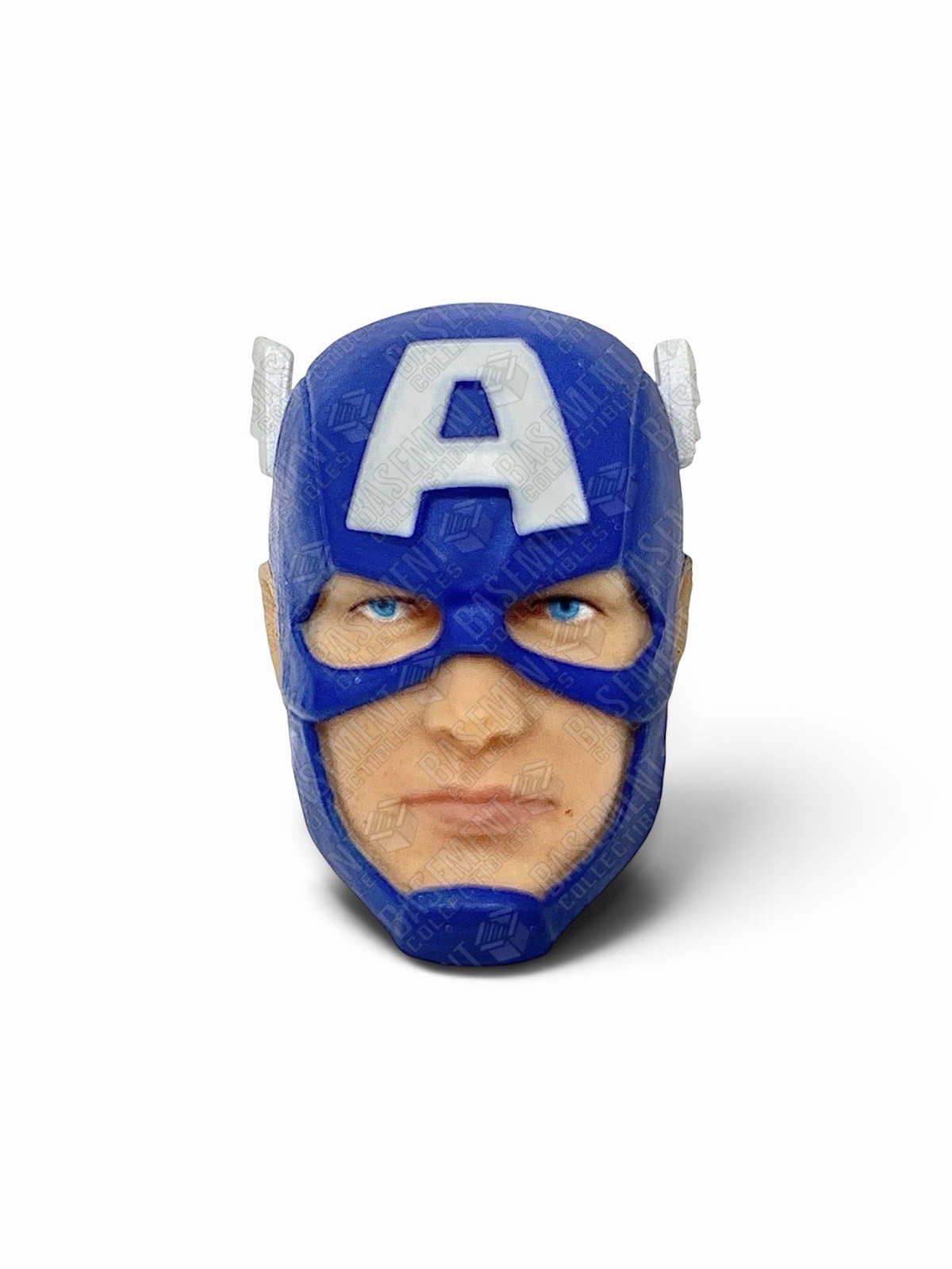 Mezco One:12 Captain America: Classic - Scultura testa mascherata scala 1:12 foraggio