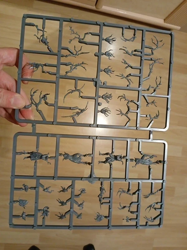 Warhammer x4 Dryads Sylvaneth Sylvains - Forêts figurines miniatures arbres