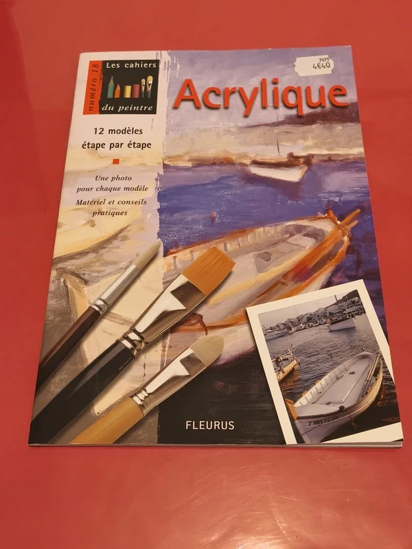 Acrylique : 12 modèles étape par étape Broché