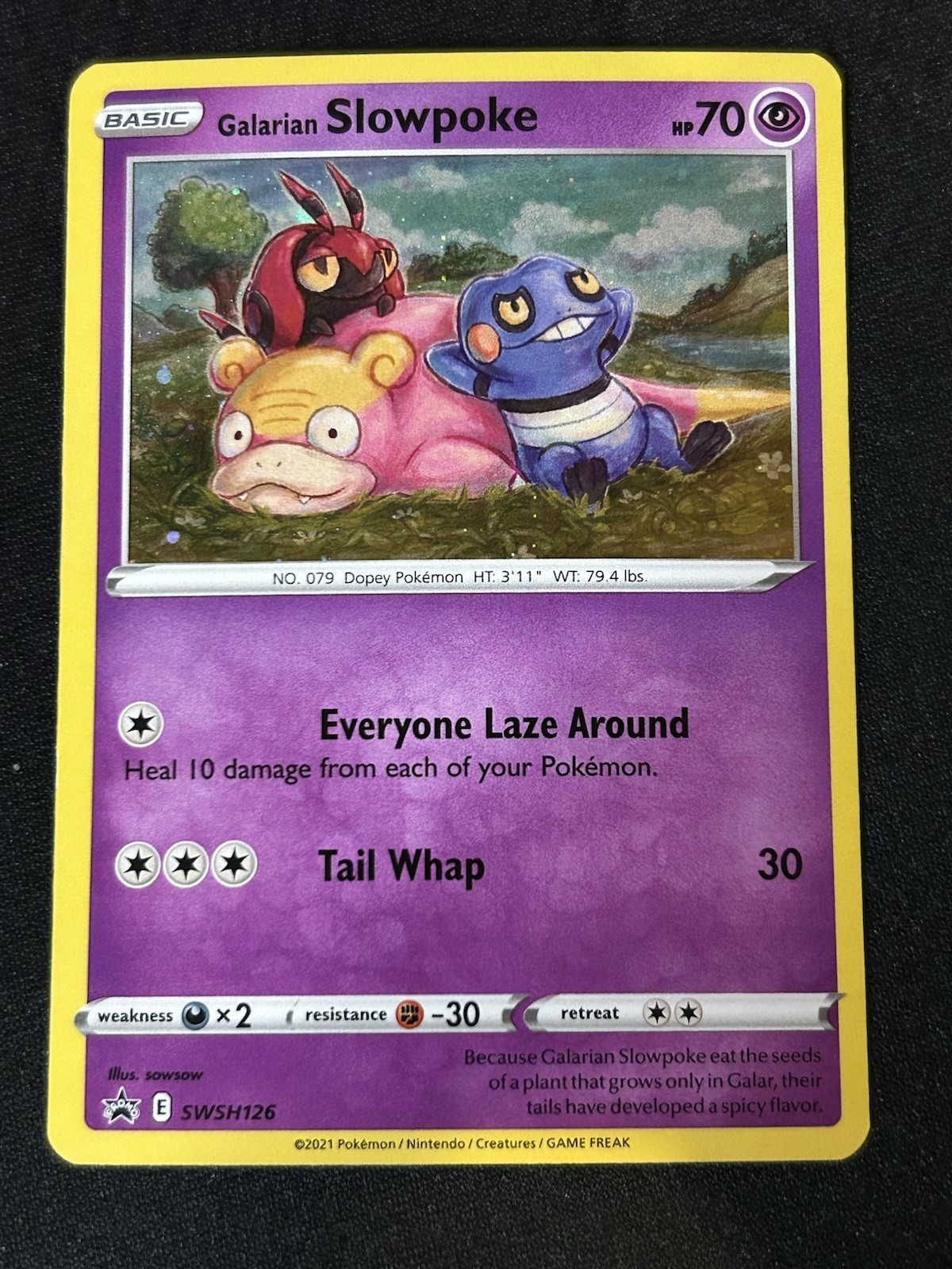 Galarian Slowpoke SWSH126 SWSH: Sword & Shield Promo Cards Holo