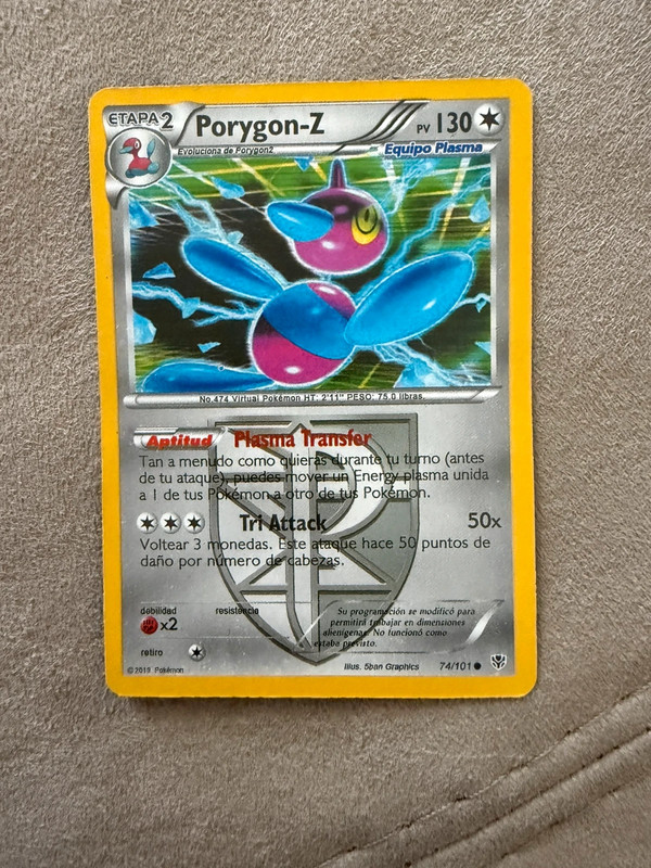 Carta Porygon-Z Pokémon