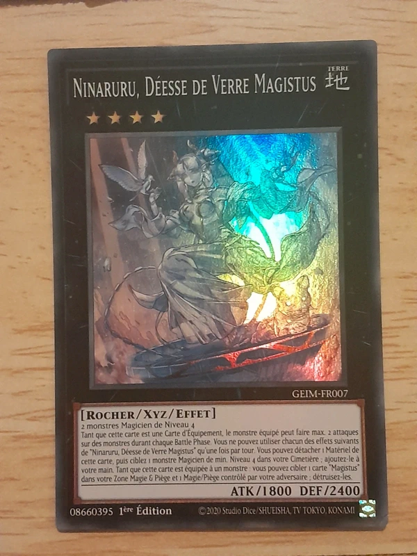 Ninabururu, déesse de verre magistus Yu-Gi-Oh!