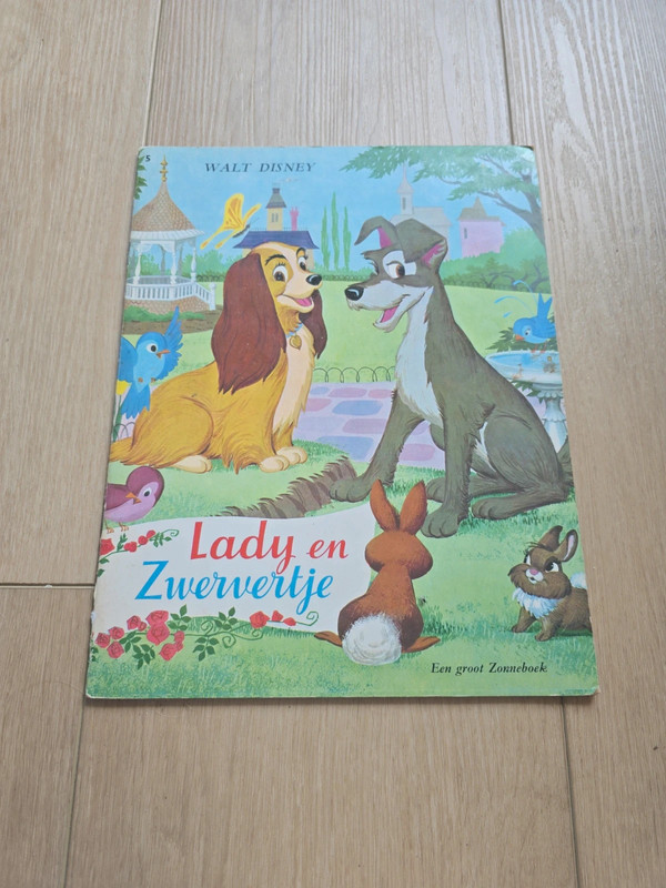 Disney Vintage Lady en zwervertje stripboek van 1967