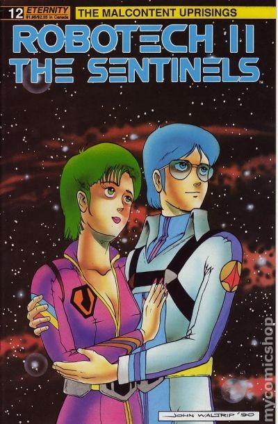 Robotech 2 Le Sentinelle Le Rivolte Malcontent #12 FN 1990 Immagine Stock