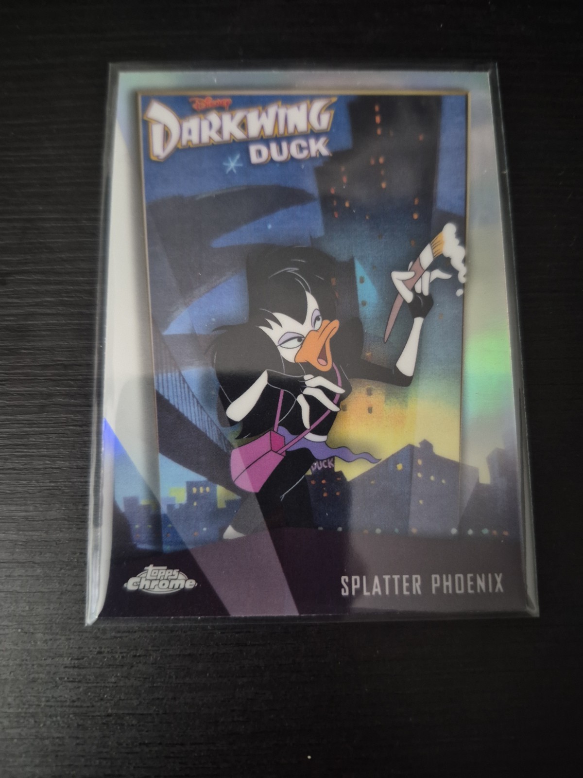 2026 Topps Chrome Disney Darkwing Duck Inserto Set Splatter Phoenix DD-6