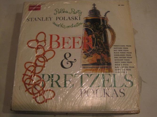 Stanley Polaski And His Orchestra, Beer And Pretzel Polkas, (LP, Album, Mono), V