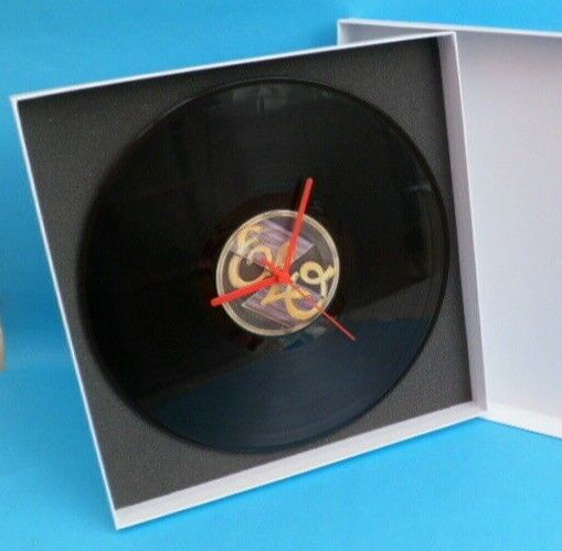 ELO  Electric Light Orchestra Upcycled LP WALL CLOCK Vinyl Record E.L.O. 12" .