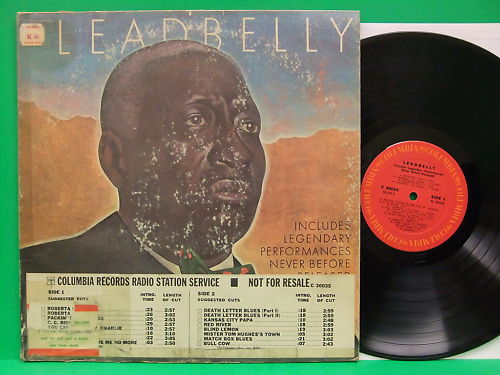 Leadbelly Legendary Performances Album Columbia 30035 12 String Guitar Blues