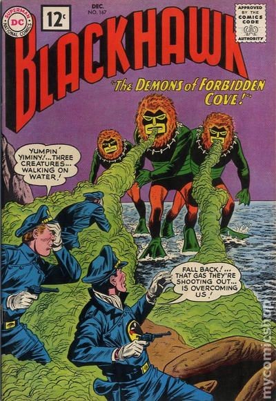 Blackhawk #167 GD/VG 3.0 1961 immagine stock basso grado