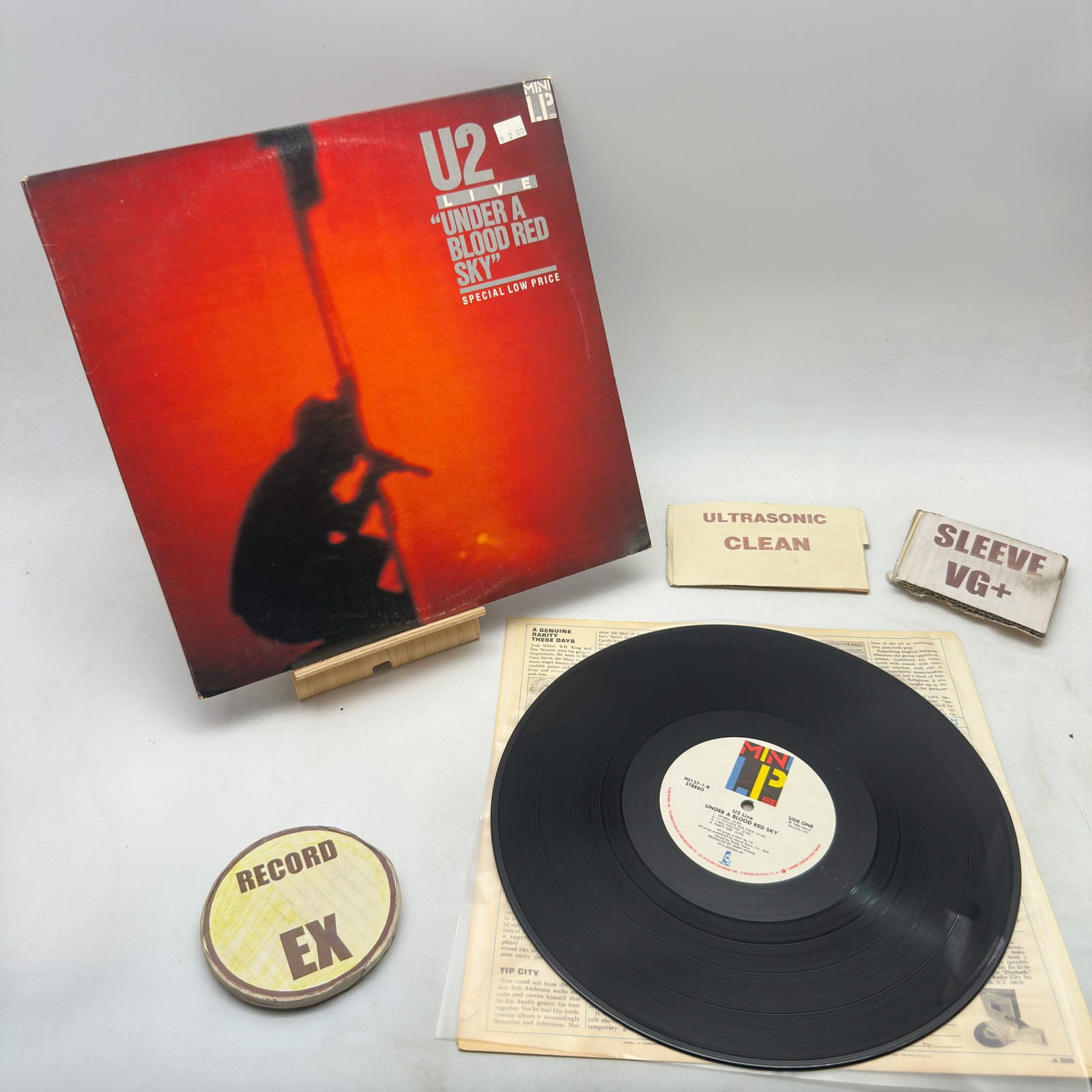 U2 - Live "Under A Blood Red Sky" EX/VG+ US Allied Ultrasonic Clean Press