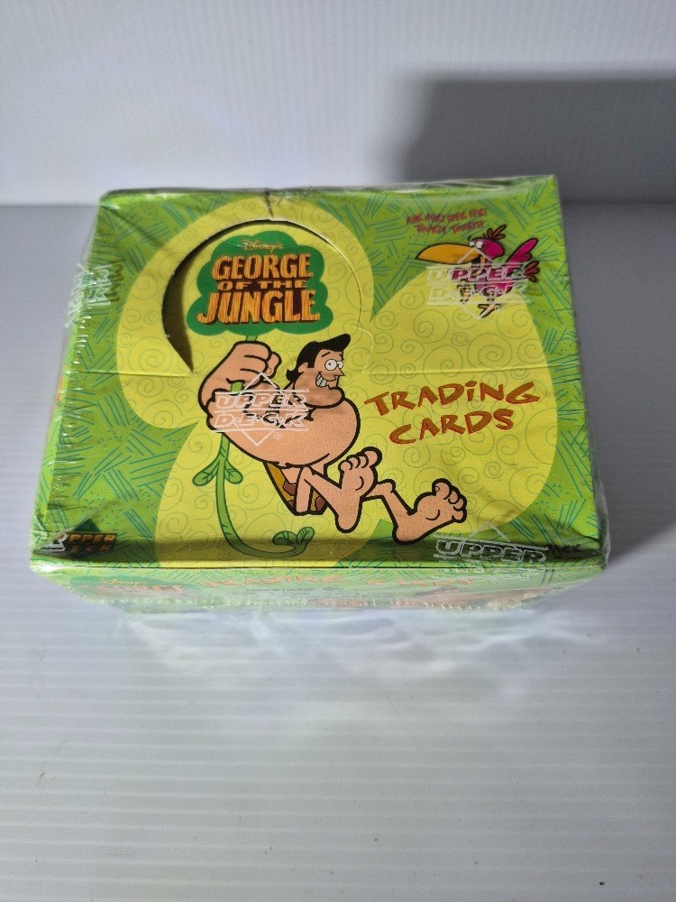 George of the Jungle, trading cards, Sealed box, 24 packs. Upper Deck