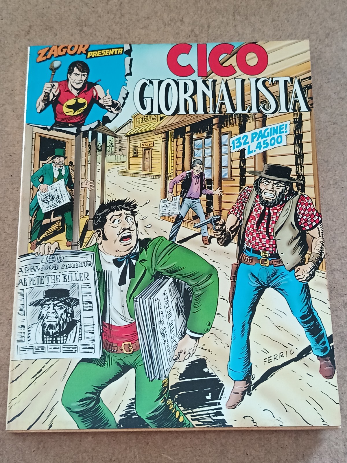 1860A ZAGOR PRESENTA CICO GIORNALISTA BONELLI 1999