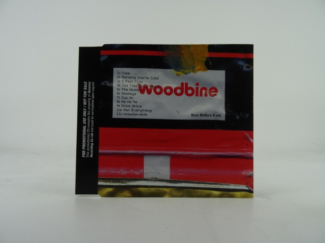 WOODBIINE BEST BEFORE END (472) 11 Track Promo CD Album plus Picture Sleeve DOMI