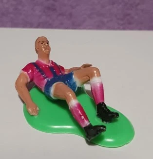 Figura Jugador de Futbol FB Barcelona Vintage años 80