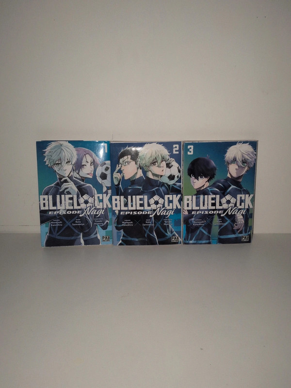 Mangas blue lock épisode nagi tome 1,2,3
