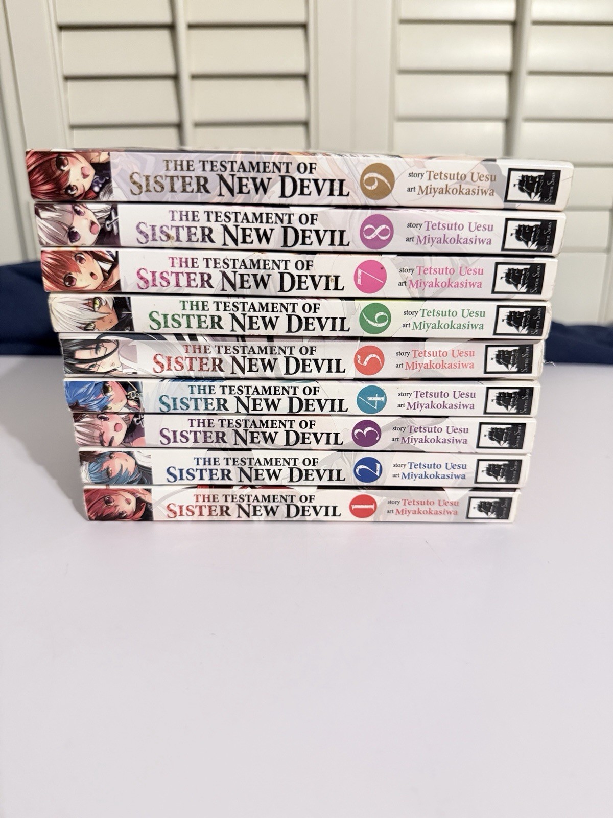 Il Testamento di Sorella Nuovo Diavolo Volume 1-9 Manga Inglese Completo Leggi Desc