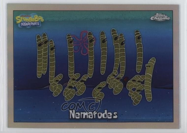 2025 Topps Chrome Spongebob 25° rifrattore nematodi #143 0nr3