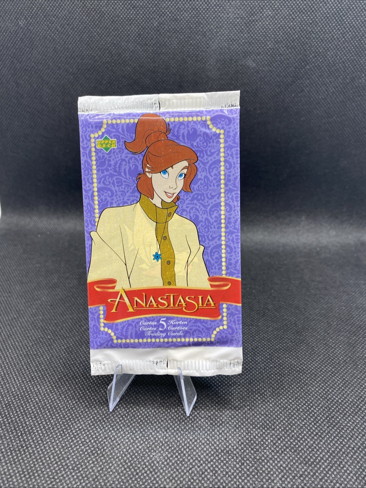 Pacchetto carte sigillato Upper Deck Anastasia 1998. Hot Pack! Inserto lenticolare!! Wow!
