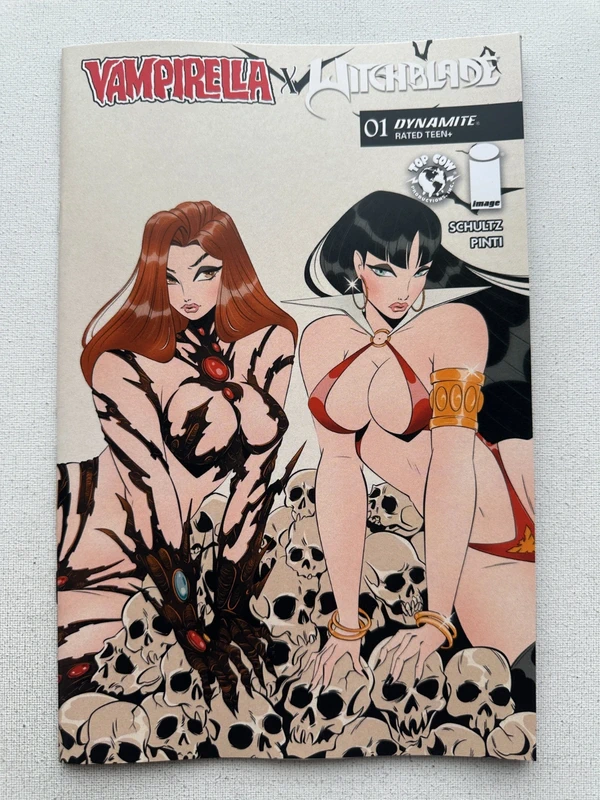 Vampirella X Witchblade Special Exclusive Variant Cover by Bloodknot
