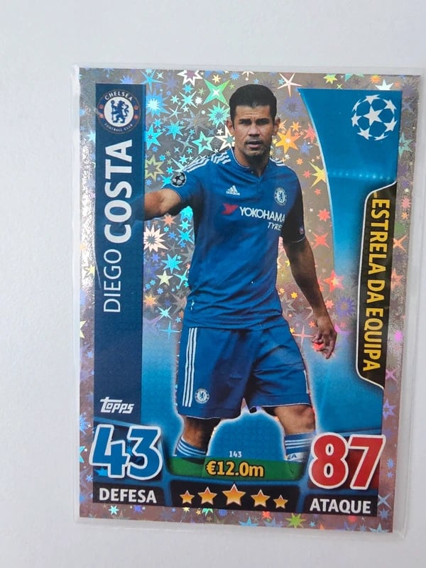 Carta Diego Costa (Chelsea) Star Player / Estrela da Equipa