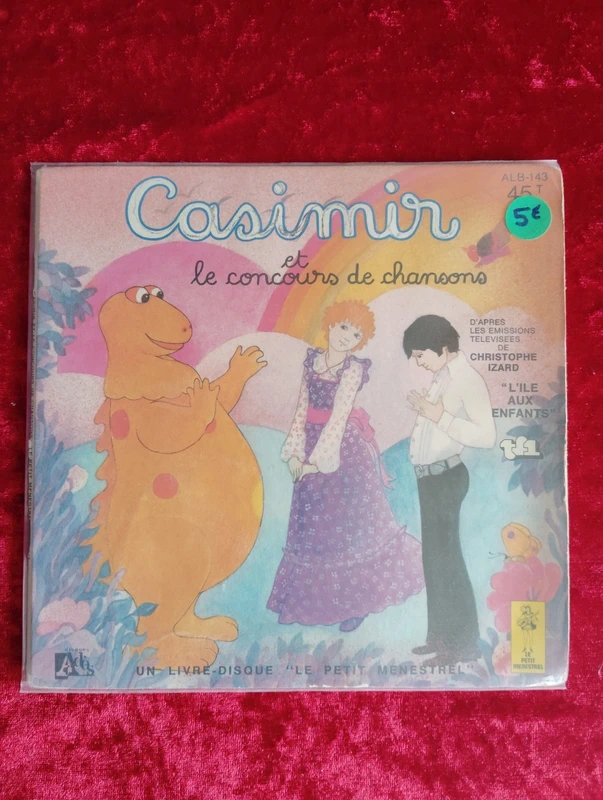 Vinyle livre Casimir (45 tours)