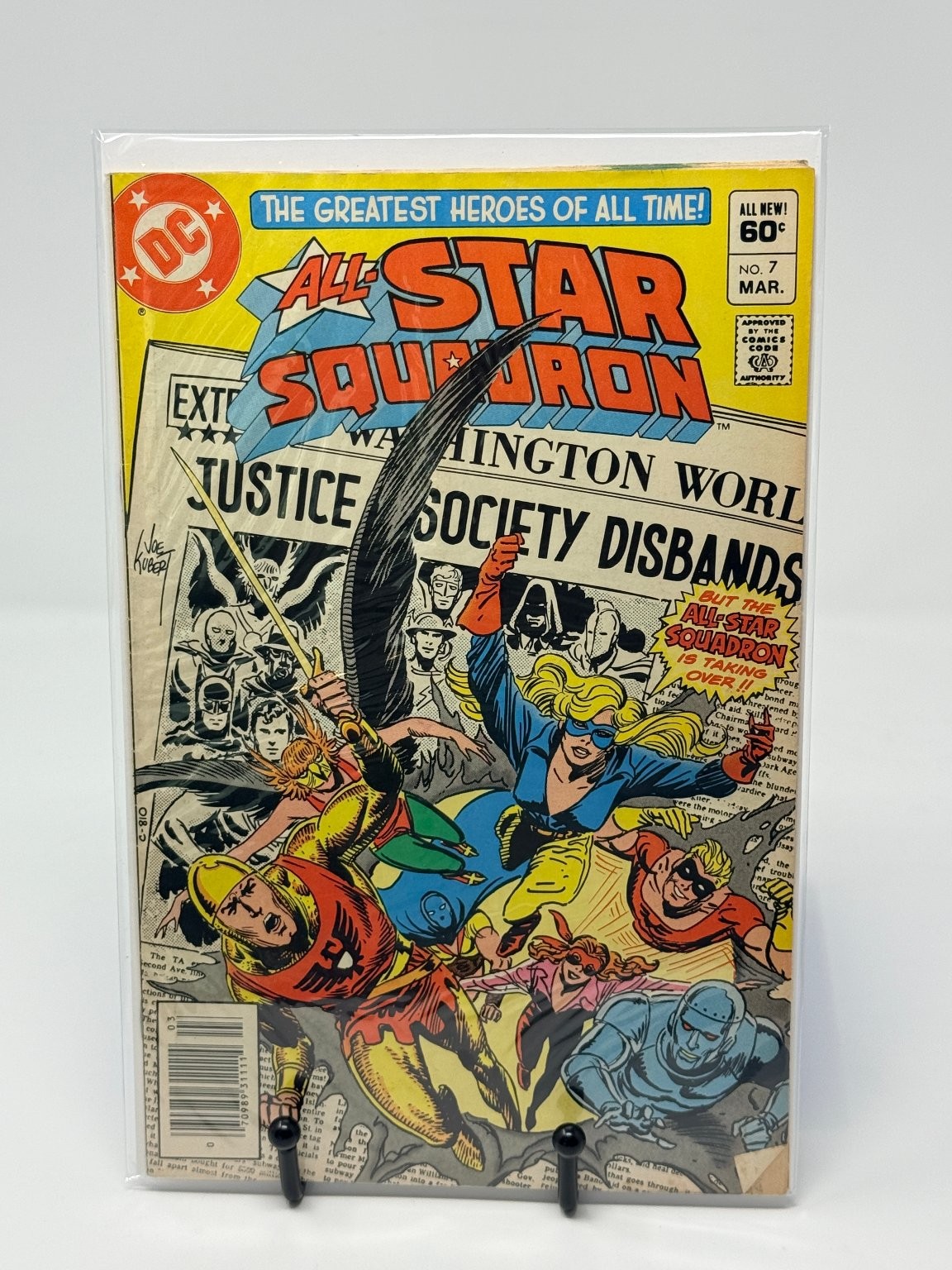 All-Star Squadron #7 Joe Kubert DC Comics 1982 Justice Society Story