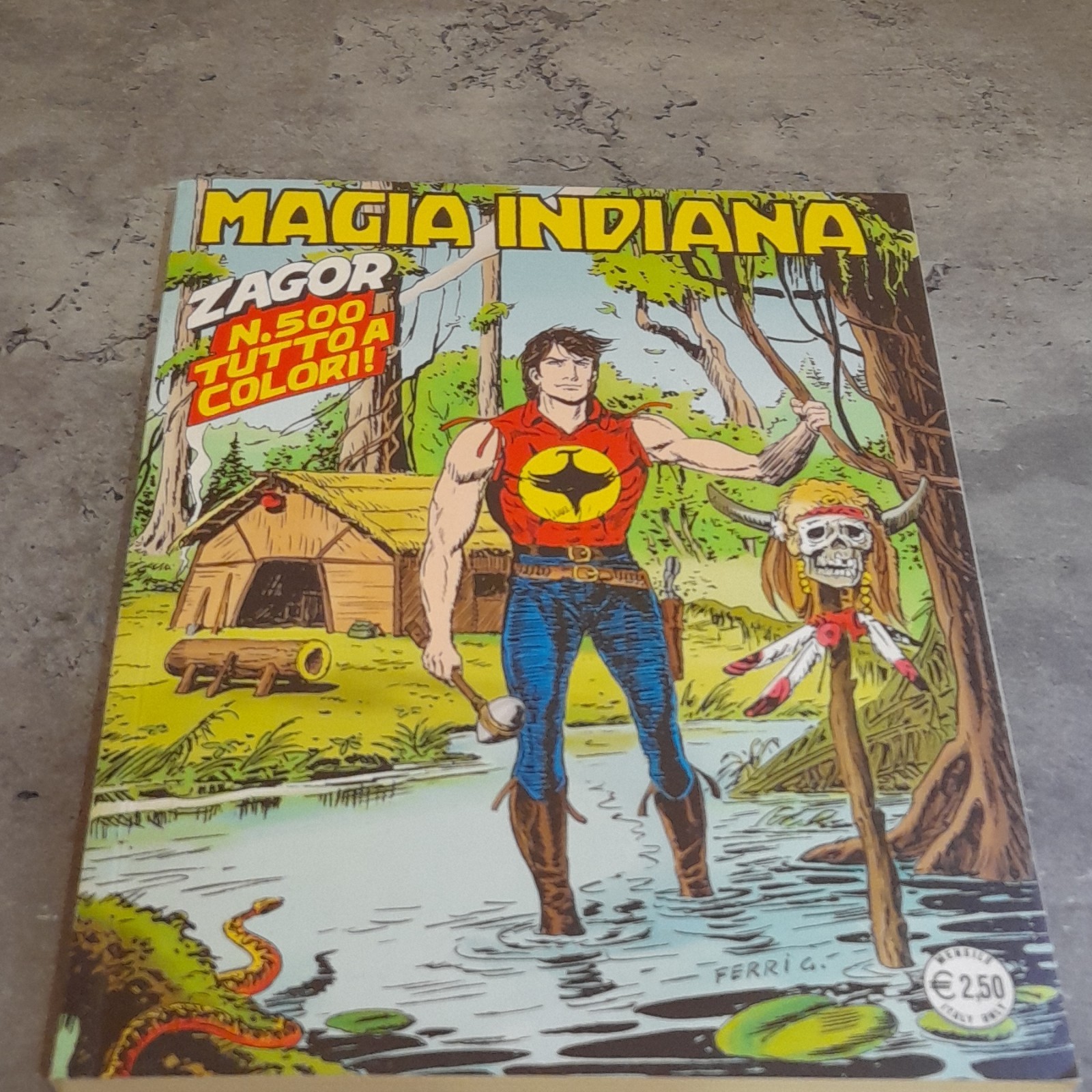 ZAGOR N.551 MAGIA INDIANA A COLORI GALLIENO FERRI 2004 ITALIANO FUMETTI