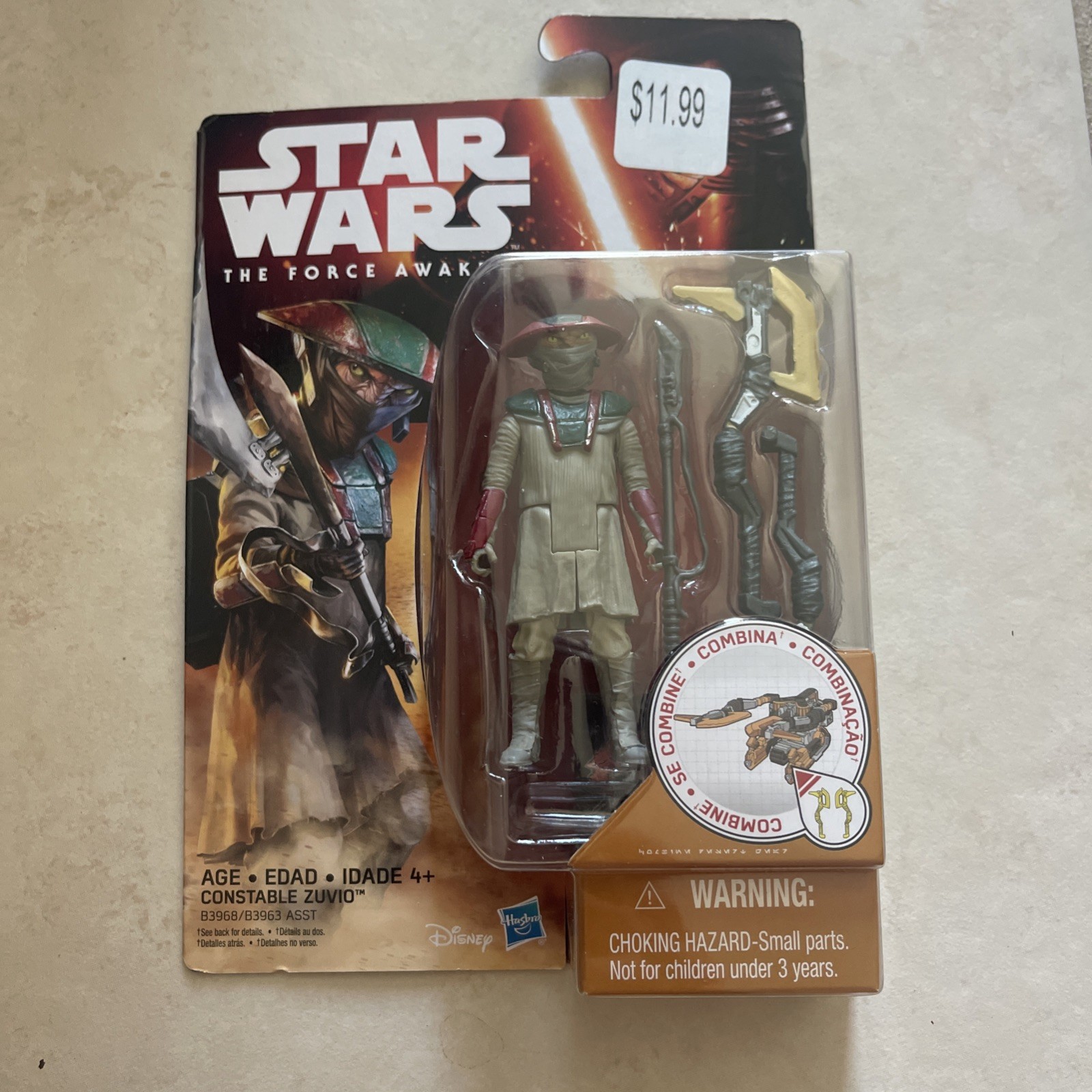 Star Wars Constable Zuvio 3.75'' Figure The Force Awakens New!