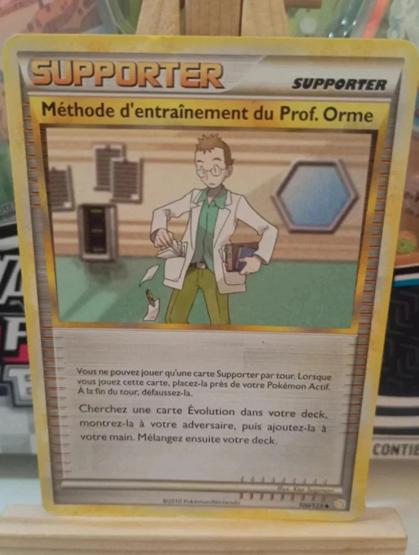 Carte Pokémon Méthode d’Entraînement du Prof. Orme 100/123 FR – Excellent+
