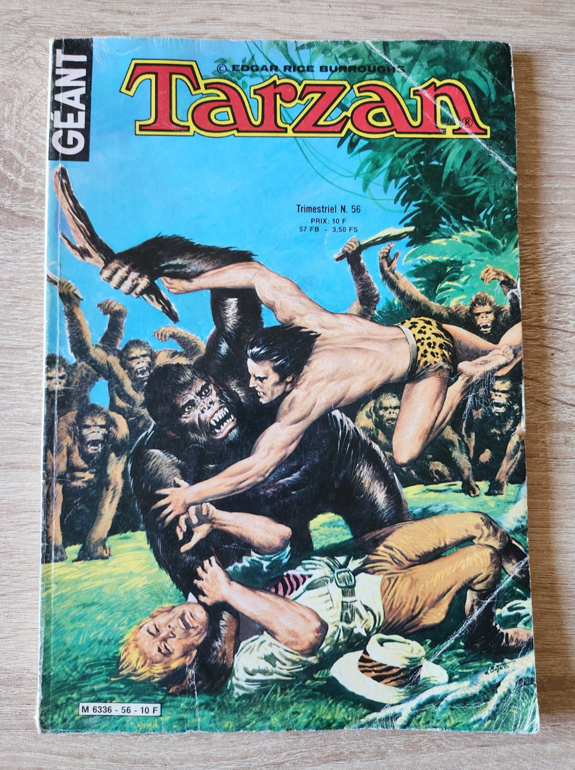 BD TARZAN Trimestriel N°56 - EDGAR RICE BURROUGHS - 1982